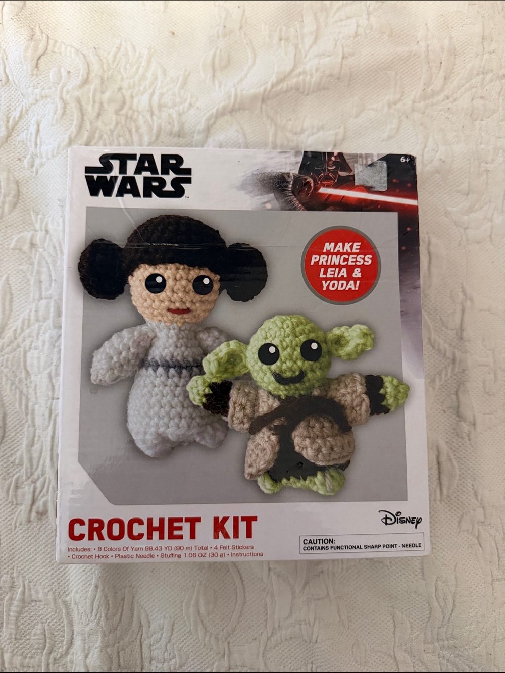 Star Wars Crochet Kit - White, Green, Brown, Black
